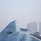 One of the entirely ice and snow-built structures from 2016's Harbin Ice and Snow Festival. Photo: Aly Song / Reuters via The Atlantic