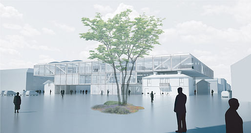 Visualization of the proposed Lidköping Police Building by LETH & GORI (Image: LETH & GORI)