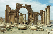 ISIS militants have reportedly blown up Palmyra's Arch of Triumph