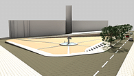 Revitalization of a public square