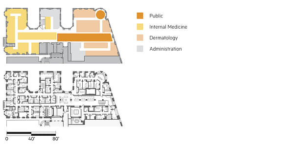 Two major public spaces