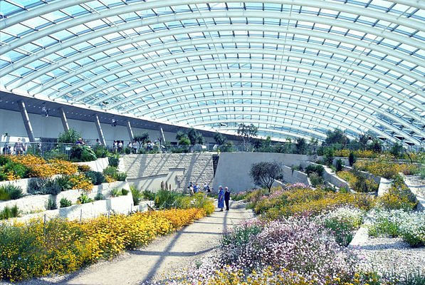 National Botanic Garden of Wales in Llanarthney, UK by Foster + Partners; landscape architect: Gustafson Porter