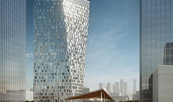 Aedas Wins Competition for Xuhui Binjan Media City 188S-G-1 Tower in Shanghai