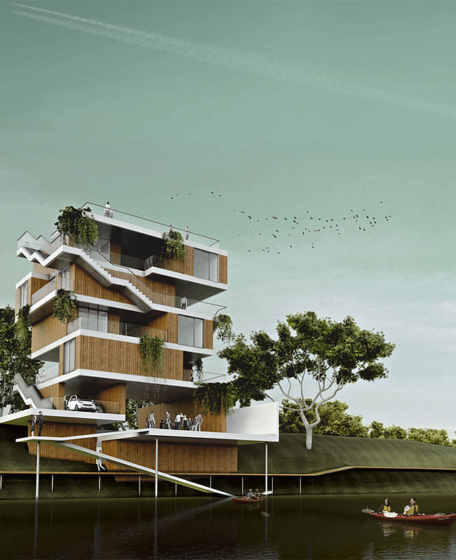 Honorable Mention: Microhousing/Macropossibilities by A43 Arquitectura