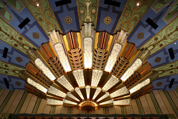 Spokane Fox Theater Art Deco Proscenium Ceiling