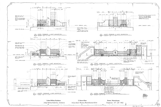 Roof Garden - Elevations