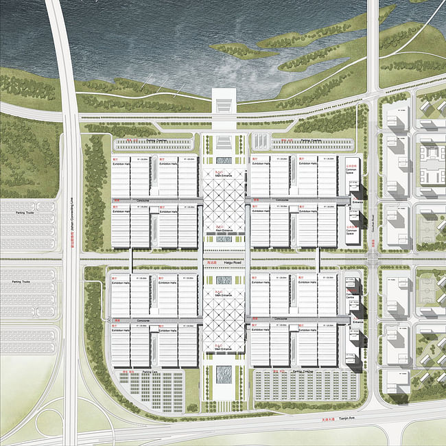Site plan (Image: gmp · von Gerkan, Marg and Partners · Architects)