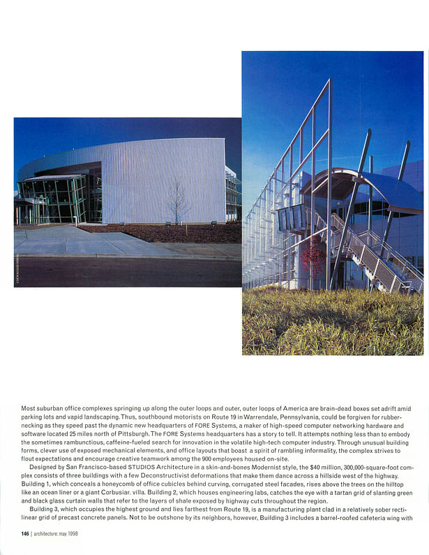 Page 3 - architecture: may 1998