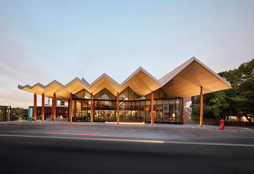The Sir Zelman Cowen Award for Public Architecture (joint winner): Marrickville Library, BVN, NSW. Photo: Tom Roe.
