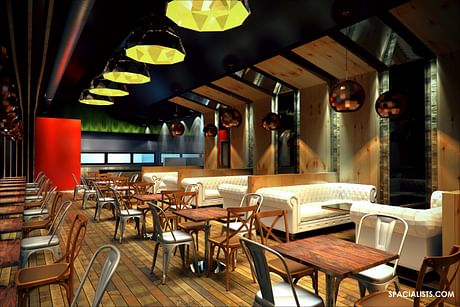 Architectural 3d, Interior 3D, restaurant 3d rendering and design. www.spacialists,com