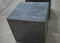 Dark Silver Bronze Shagreen Side Tables - Jets VIP stadium interiors