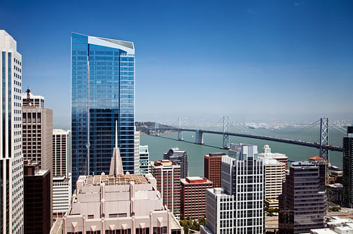 The Millennium Tower does the twist. Image: sfproperties.com