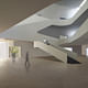 The Nancy and Rich Kinder Building entrance lobby. Courtesy of Steven Holl Architects 