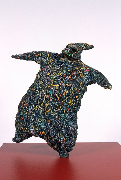 Tim Burton, Oogie Boogie Exposed from The Nightmare Before Christmas, 1993. Painted foam, rubber, and wire. Collection of the McNay Art Museum, Gift of Robert L. B. Tobin, TL1994.4.1.5.1. © Disney © Tim Burton