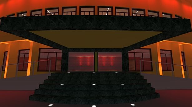 Auditorium Lighting Design - Dynamic RGB LED Lighting Scene
