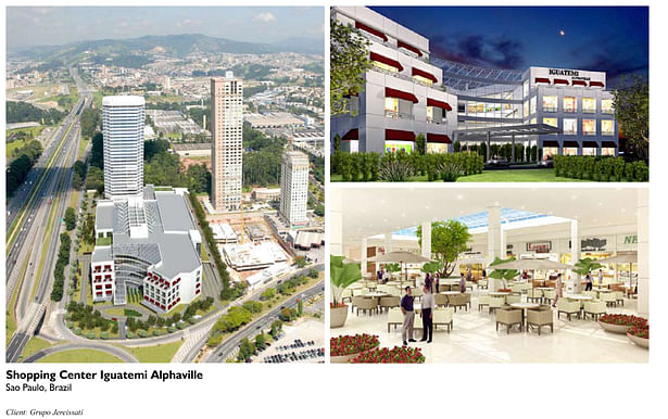 Exterior and Interipor Views of Shopping Center