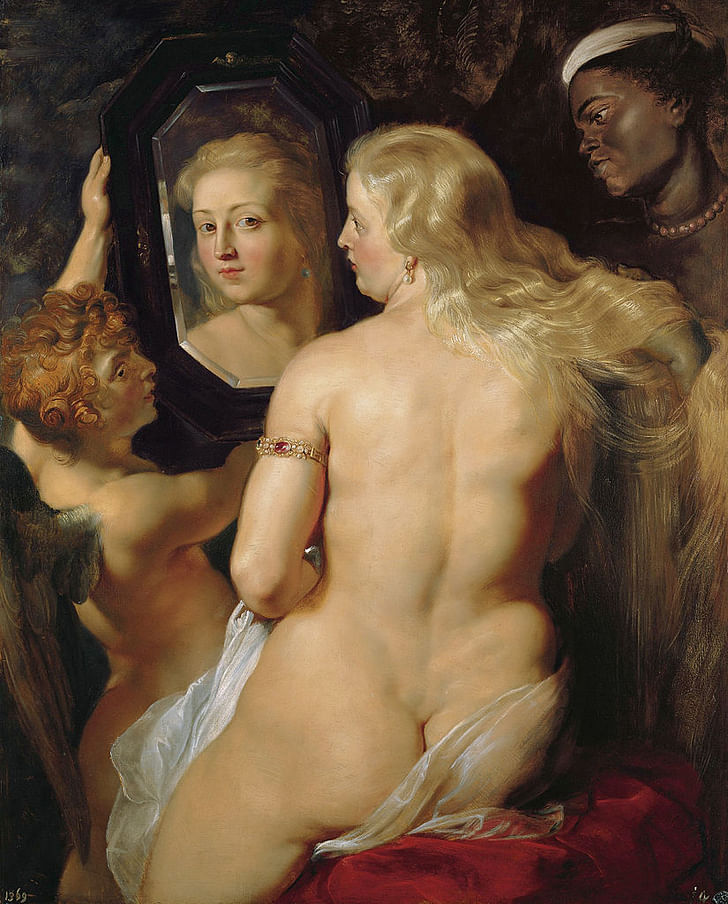 Figure 2. 'Venus Before a Mirror' by Peter Paul Rubens. Image via Fresh Meat.