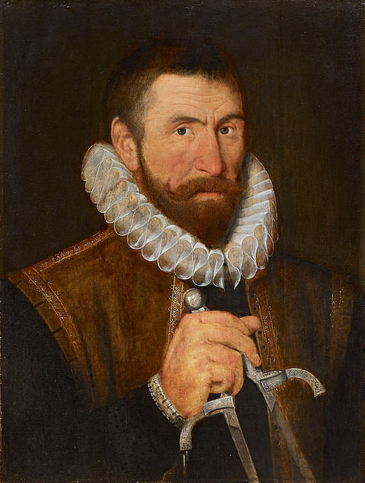 Ralph Simons (Symons), c. 1595, artist unknown. National Portrait Gallery, London