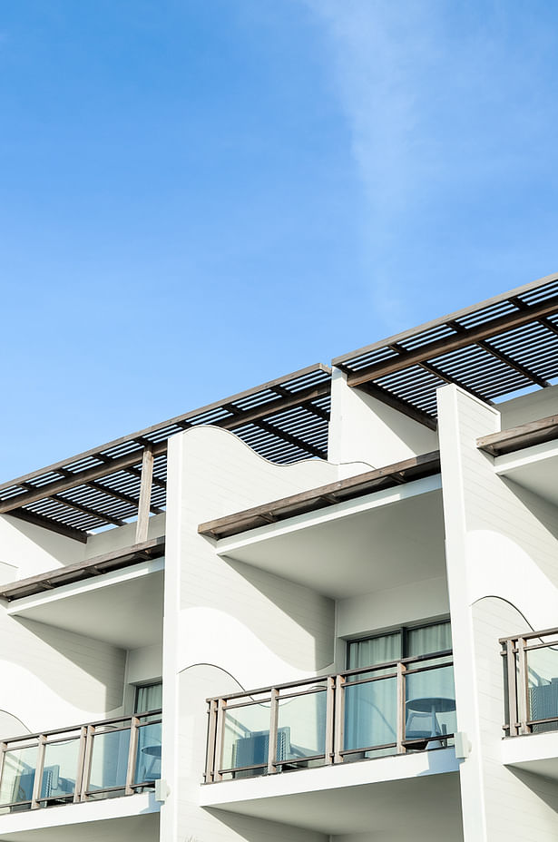 Beach facade