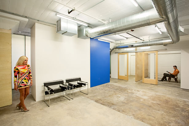 sustainable office TI in loft warehouse building. off the shelf budget details + finishes. natural materials | bright spaces | functional program. 4,073 sq ft