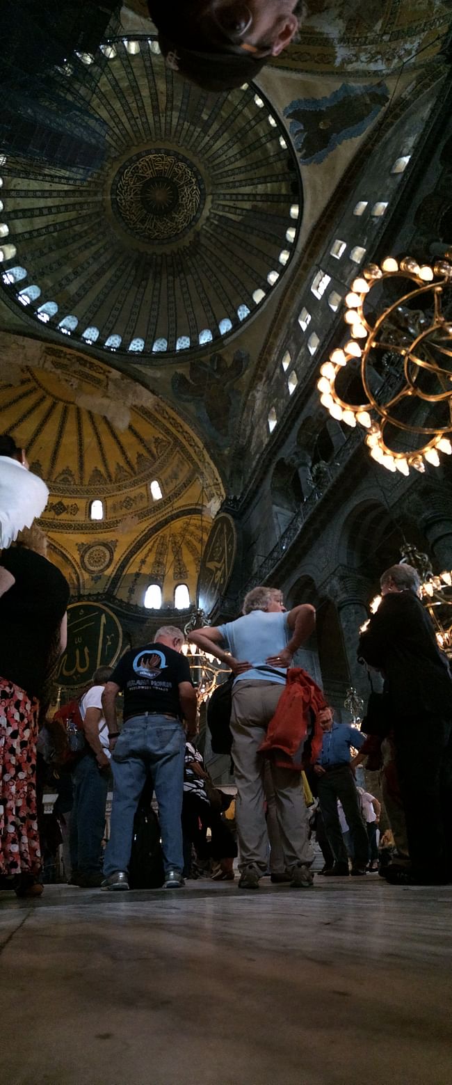 Hagia Sofia dome (Photo: Ken Koense).