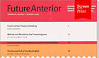 Screen/Print #27: 'Future Anterior', a champion of historic preservation
