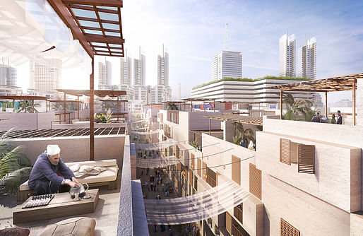 Foster + Partners just won a competition to redevelop the Maspero neighborhood in Cairo. But their plans fail to mention the importance of the area in the recent history of Egypt, or the current political context. Credit: Foster + Partners