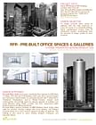 RFR Pre-Built Office Spaces and Galleries
