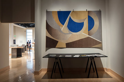 The Steven Holl-designed Ex of IN Carpet at the Samuel Dorsky Museum earlier this year. Photo: Paul Warchol.