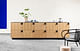 Bjarke Ingels Group's hacked IKEA kitchen cabinets for Reform. Photo via Reform.