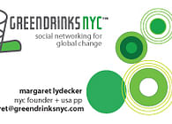 Green Drinks NYC Graphics