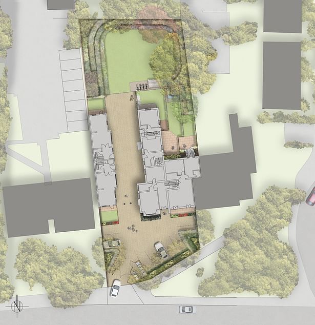 Davis Landscape Architecture - Addiscombe Road Rendered Plan