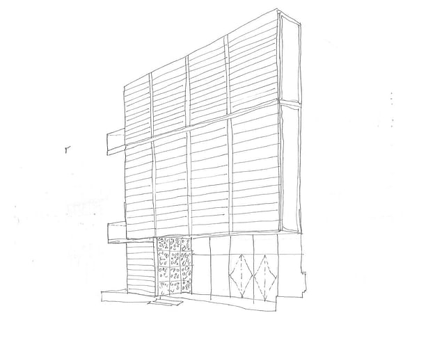 Town School Facade Option 3 Right