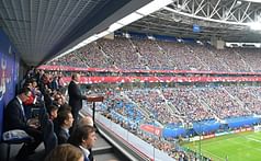 Vladimir Putin: 2018 World Cup stadiums overall on track, but delays "unacceptable"