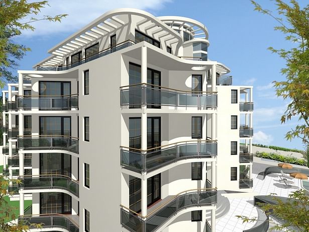 Complex of Holiday Apartments „BOMOND” - visualization