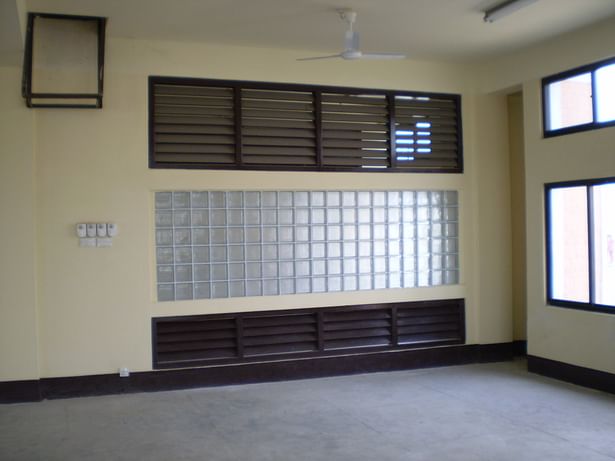 Louver on Partition Wall