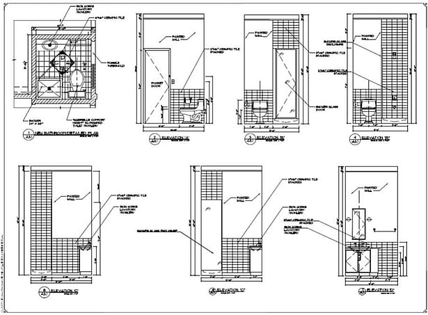 NEW POWDER ROOM ELEVATIONS