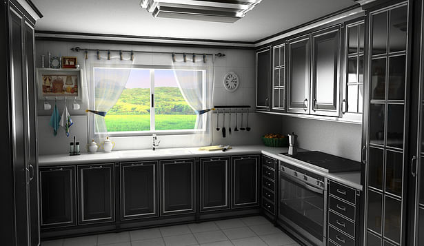 Interior design - modern kitchen