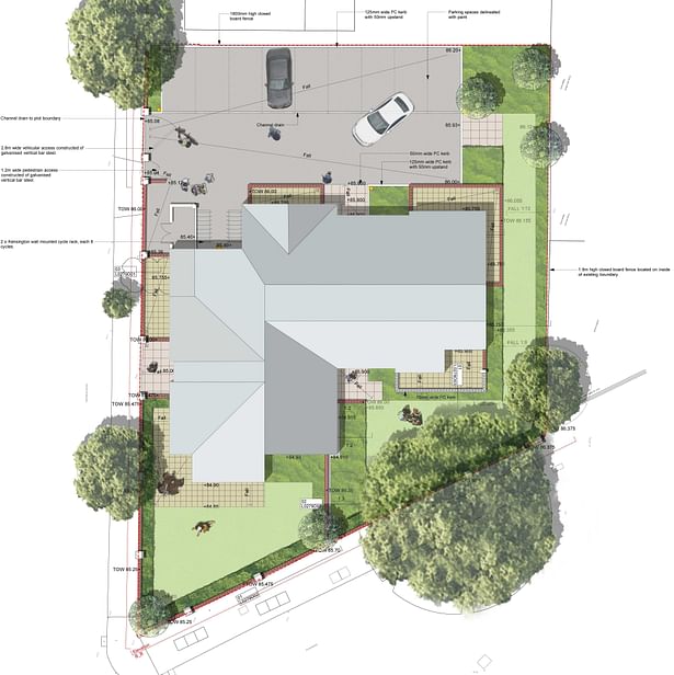 High Road London Residential Landscape Plan