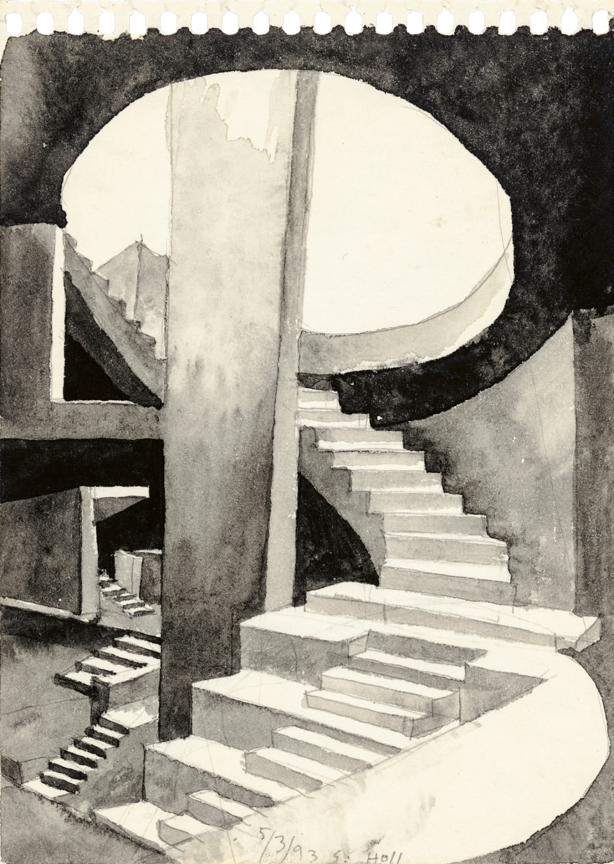 Take a peak inside Steven Holl's unique creative mind at the