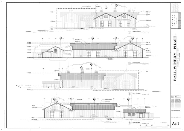Ball Winery Elevations