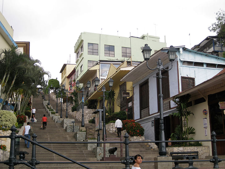 Las Peñas and the Santa Ana Hill, Guayaquil (Ecuador). Las Peñas and the Santa Ana Hill were renovated as part of the 'Malecón 2000' urban regeneration project in the city. The renovation consists the creation of paths and small plazas and overviews leading up the hill, but most importantly in...
