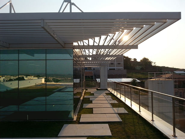 Roof landscape garden - conference room