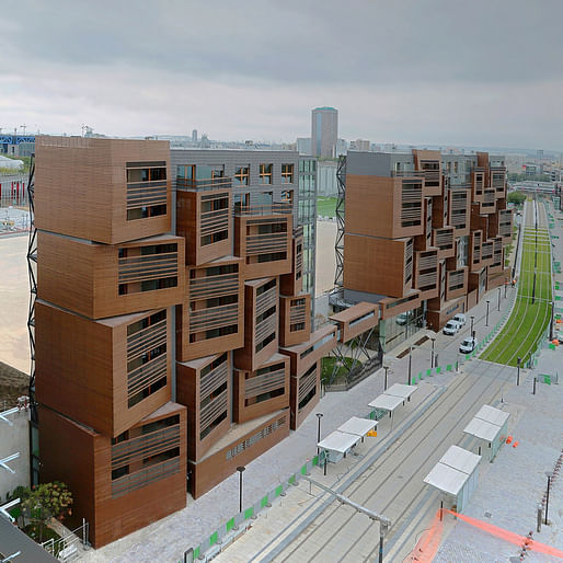 Just completed: Basket Apartments in Paris by OFIS Arhitekti (Photo: Tomaz Gregoric)