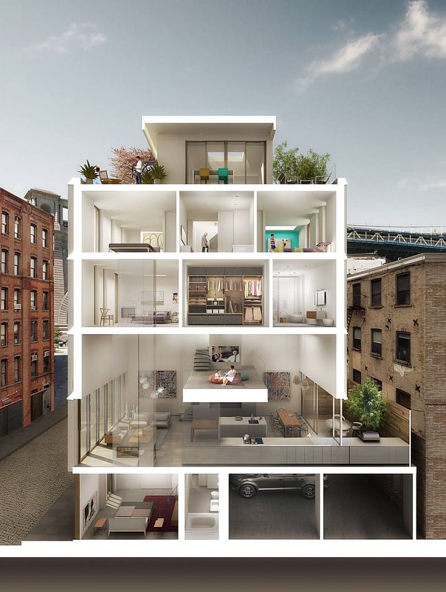 Dumbo Townhouse by Alloy. Image courtesy of Alloy, LLC.