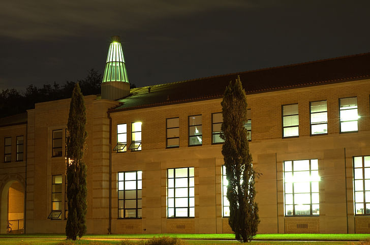 Anderson Hall architecture school building on Rice's campus, Spring 2012.