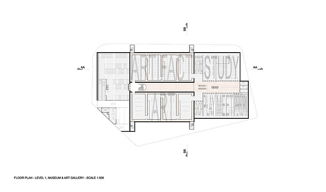 Level 1 plan. Image courtesy of Lockhart Krause Architect