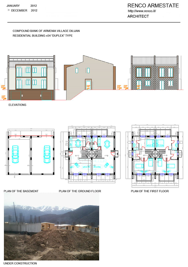 RESIDENTIAL BUILDING n70 “DUPLEX” TYPE