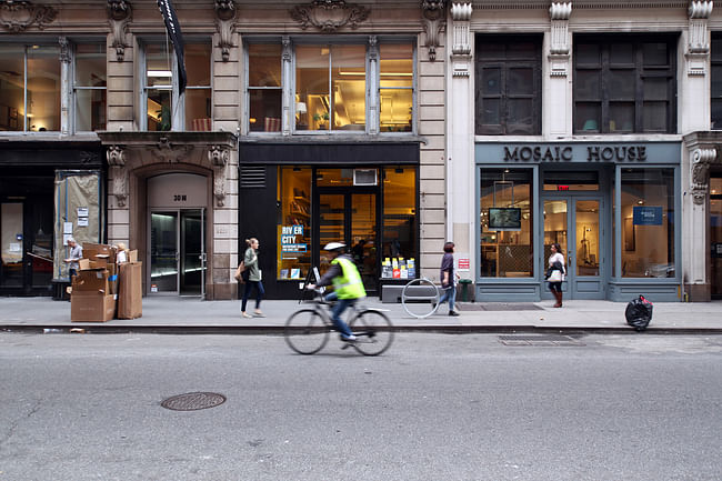 Van Alen Institute's ground floor space at 30 West 22nd Street in Manhattan