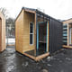 Sleeping Pod designed and built by PSU Architecture students. Photo credit- Mark Stein